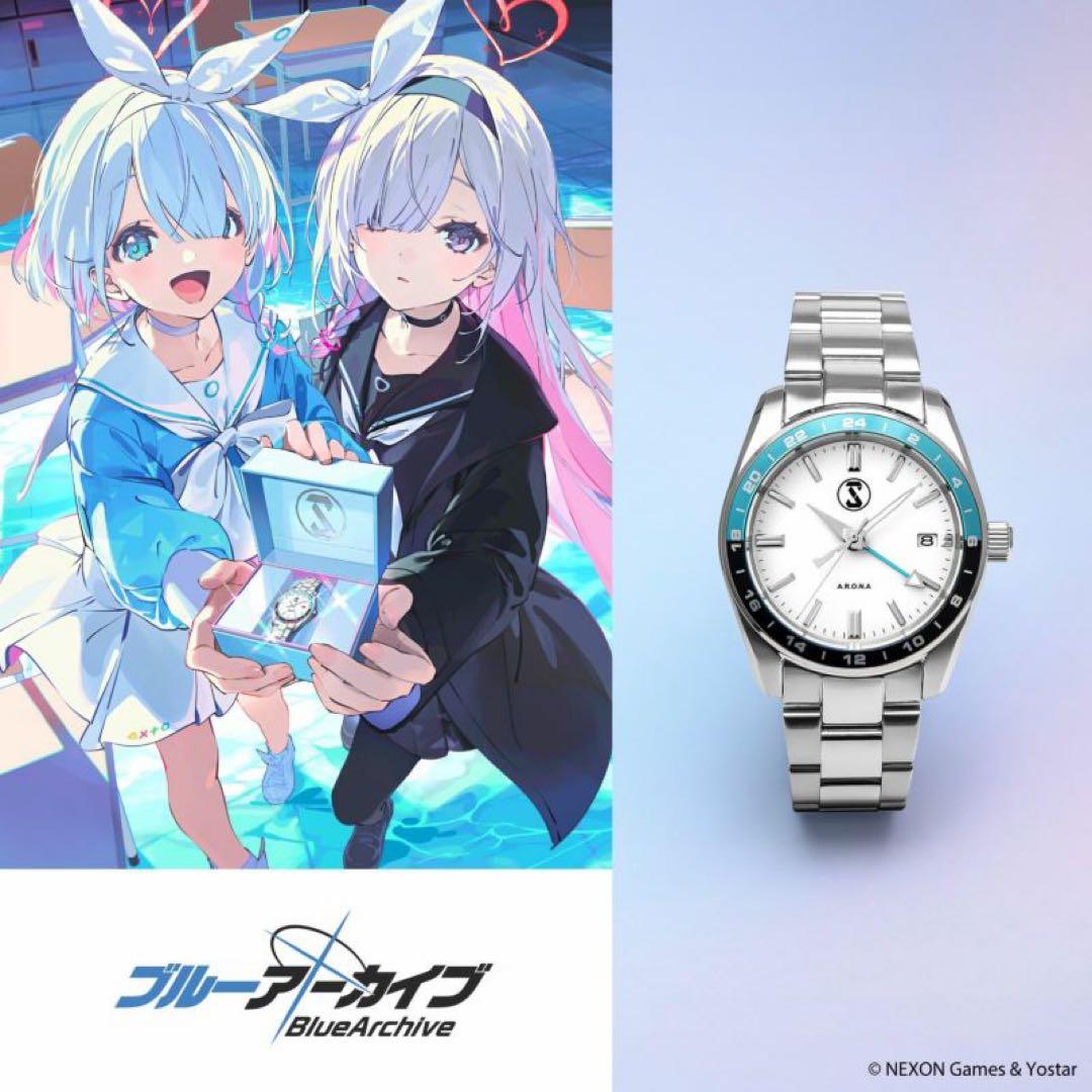 ブルーアーカイブ オリジナルウォッチ アロナ＆プラナ モデル腕時計ブルアカグッズ