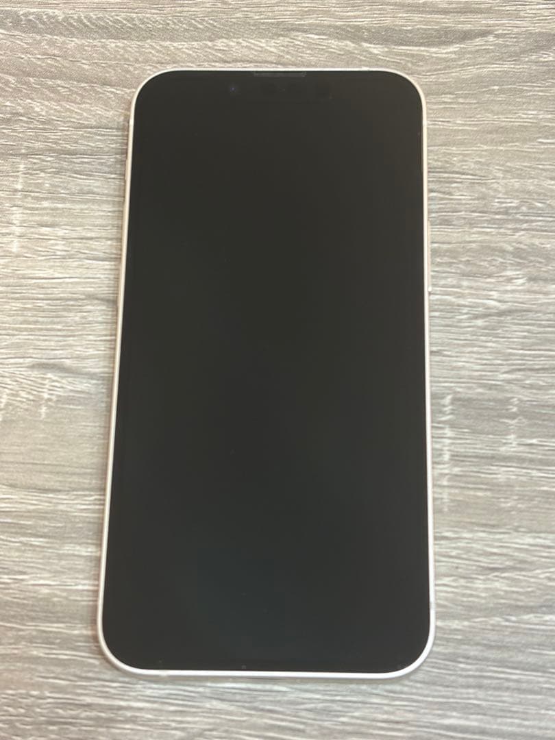 美品 箱付き iPhone13mini 256gb ホワイト SIMフリー