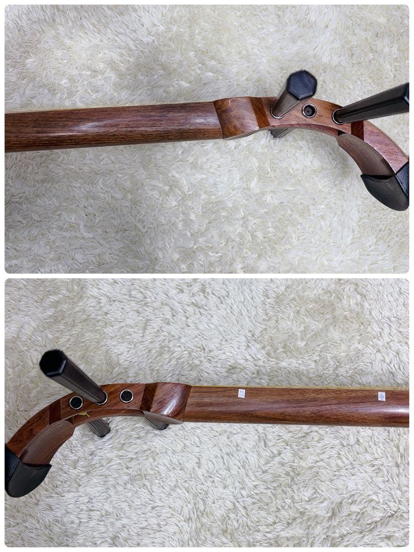 三味線 中棹 セット 撥 胴かけ 花梨 1本溝 犬皮 皮破れなし 丸打胴