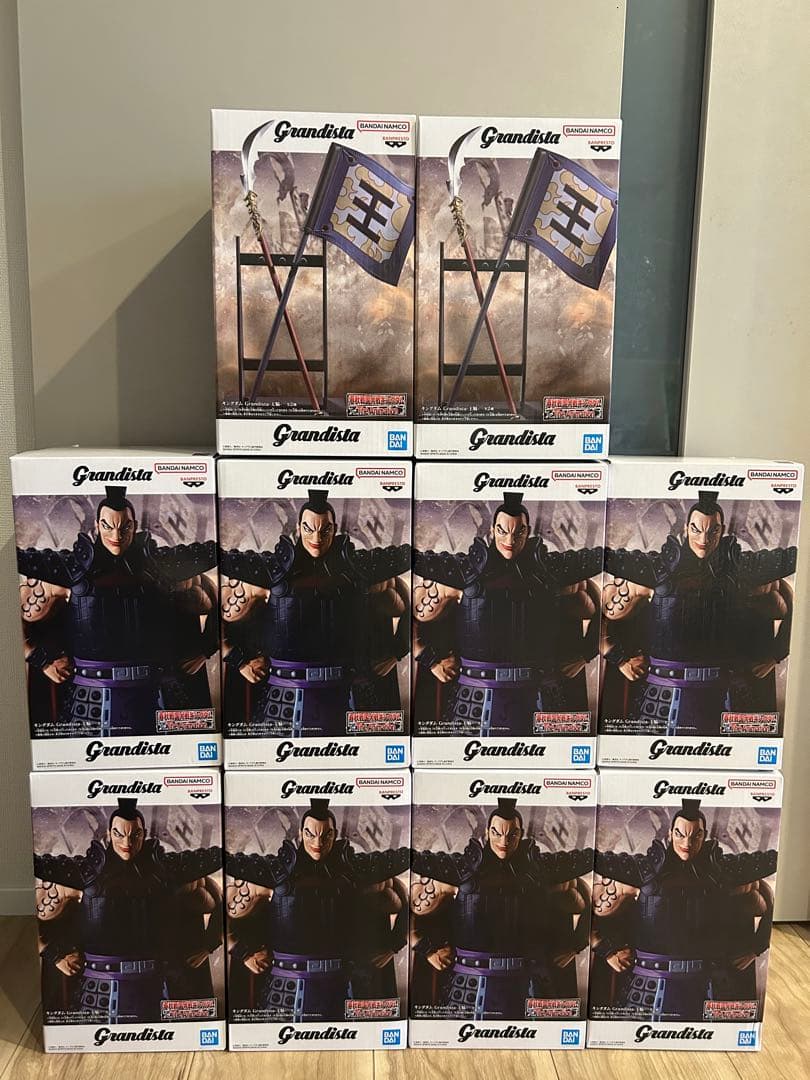 キングダム　王騎将軍フィギュアまとめ売り10点セット　A.B