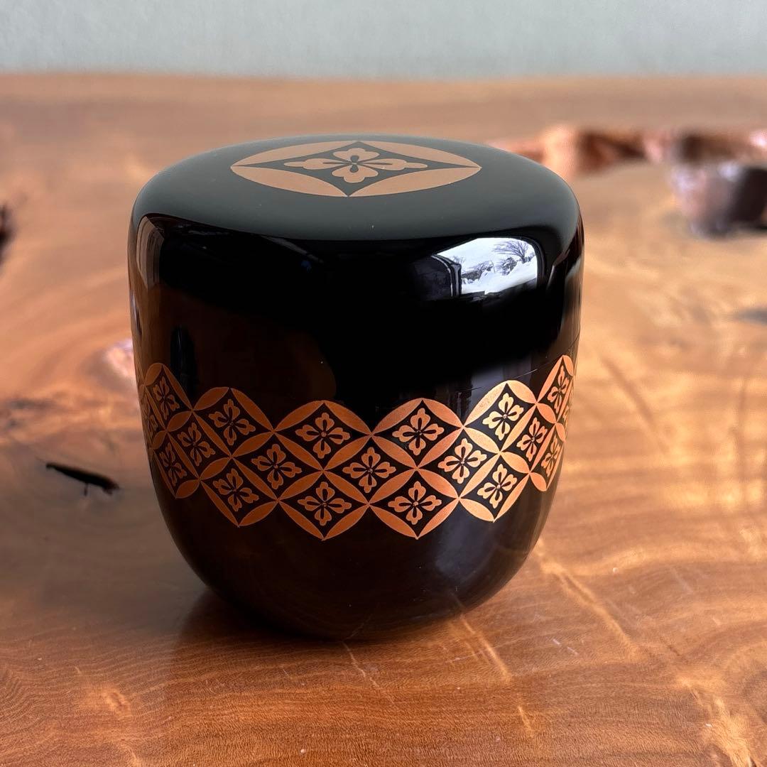 七宝蒔絵 棗 折ェ門造 北岡周治 茶道具 共箱