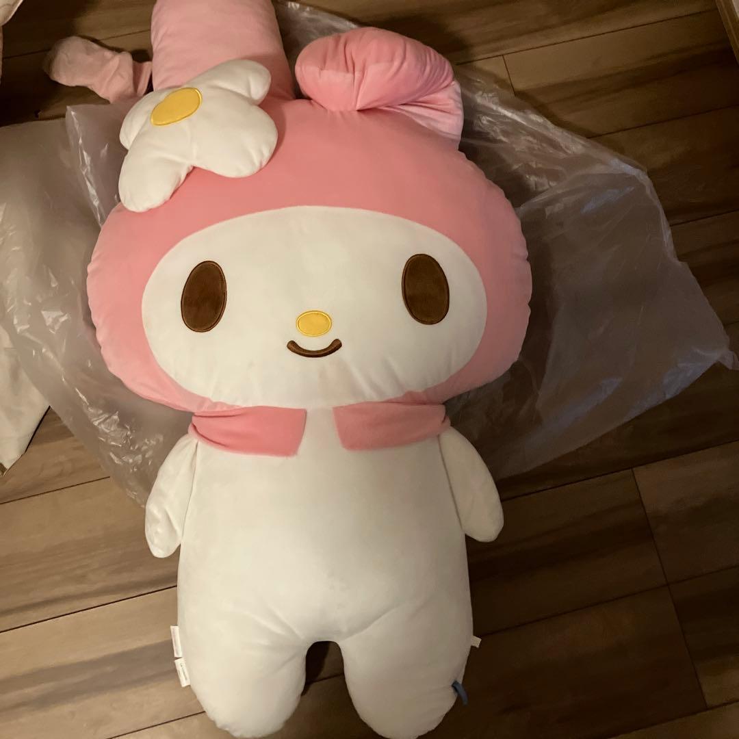 クリーニング済み　マイメロディ 抱き枕 110センチ