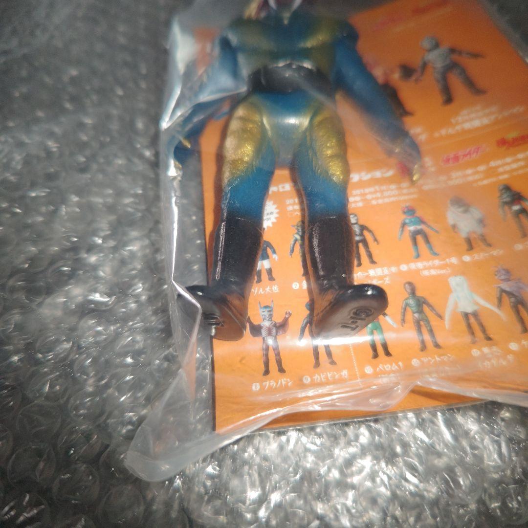 東映レトロソフビコレクション　仮面ライダー　金色狼男　ミドル　未開封