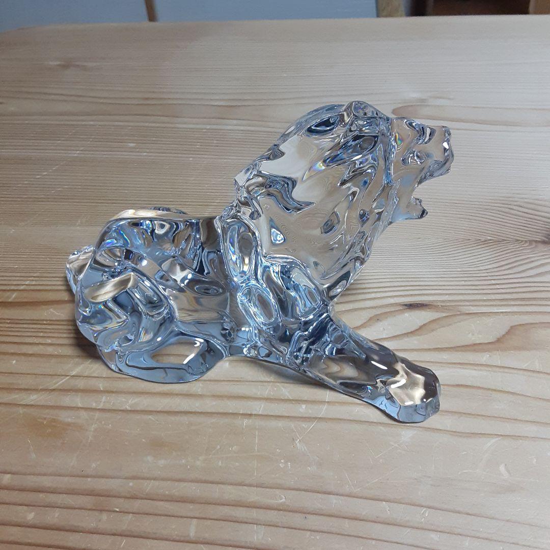 BACCARAT バカラ ライオン 置物