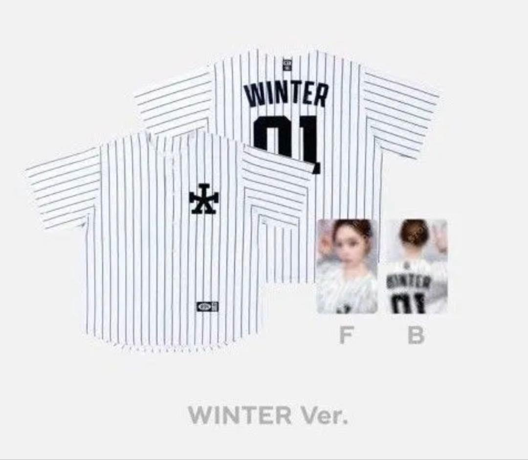 aespaウィンター betterthings 野球 ユニフォーム トレカセット