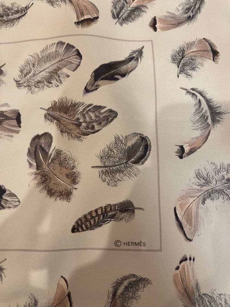 エルメス　アンゴラとシルクのマフラー