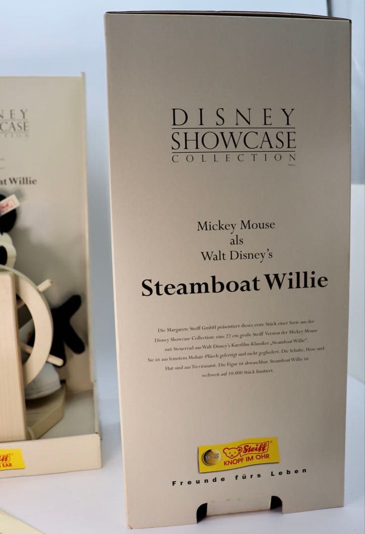 Steamboat Willie ミッキーマウス STEIFFぬいぐるみ
