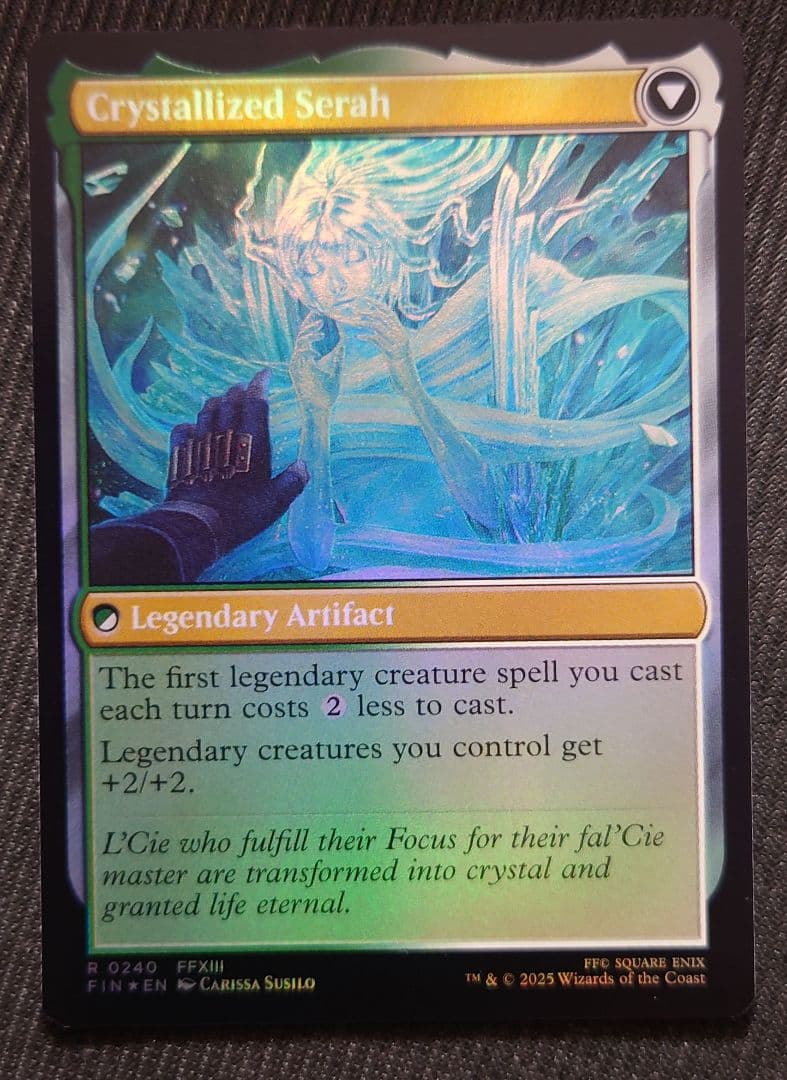 mtg 稀少エラー 反転ホロ セラ・ファロン 金箔 プレリリース プロモ fin