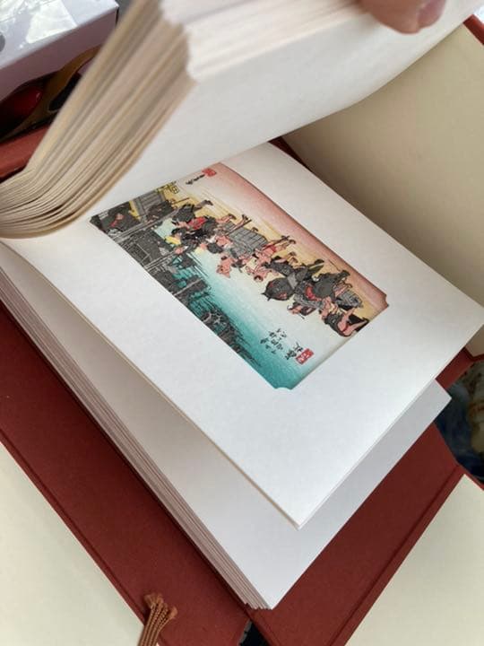 東海道五十三次　ミニチュアコレクション　版画　フィギュア　原価35000円