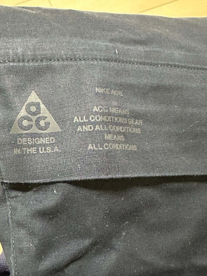 NIKE LAB ACG サルエルパンツ 黒　Lサイズ