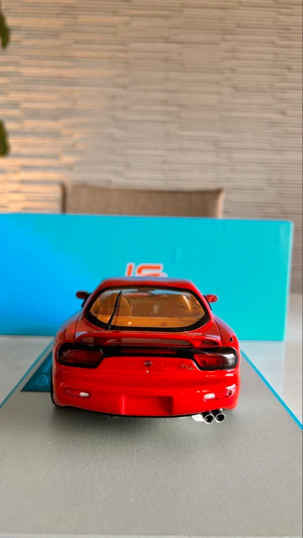 タイムセールマツダRX7 1994 赤 1/18 LS-COLLECTIBLES