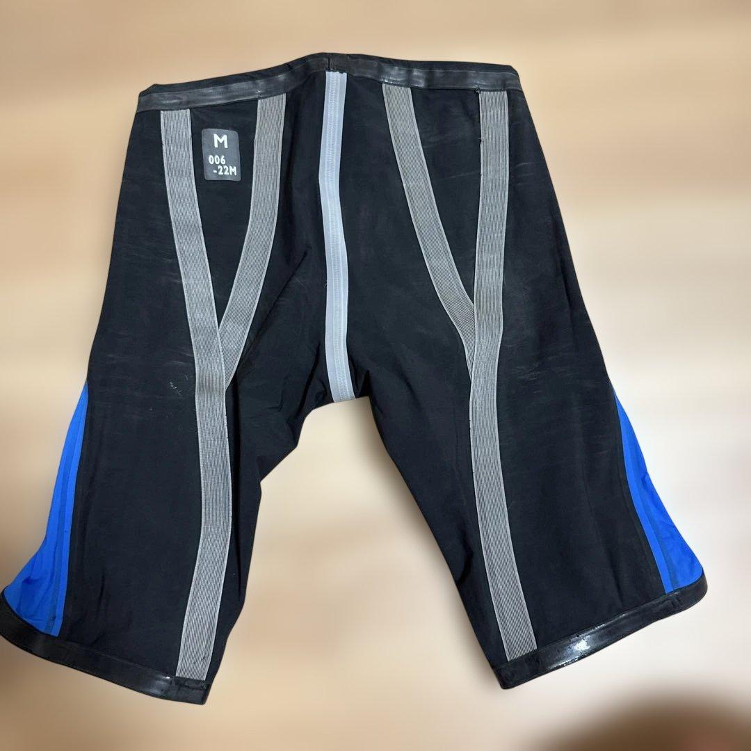 arena 競泳水着 M 青/黒 アクアフォースcp