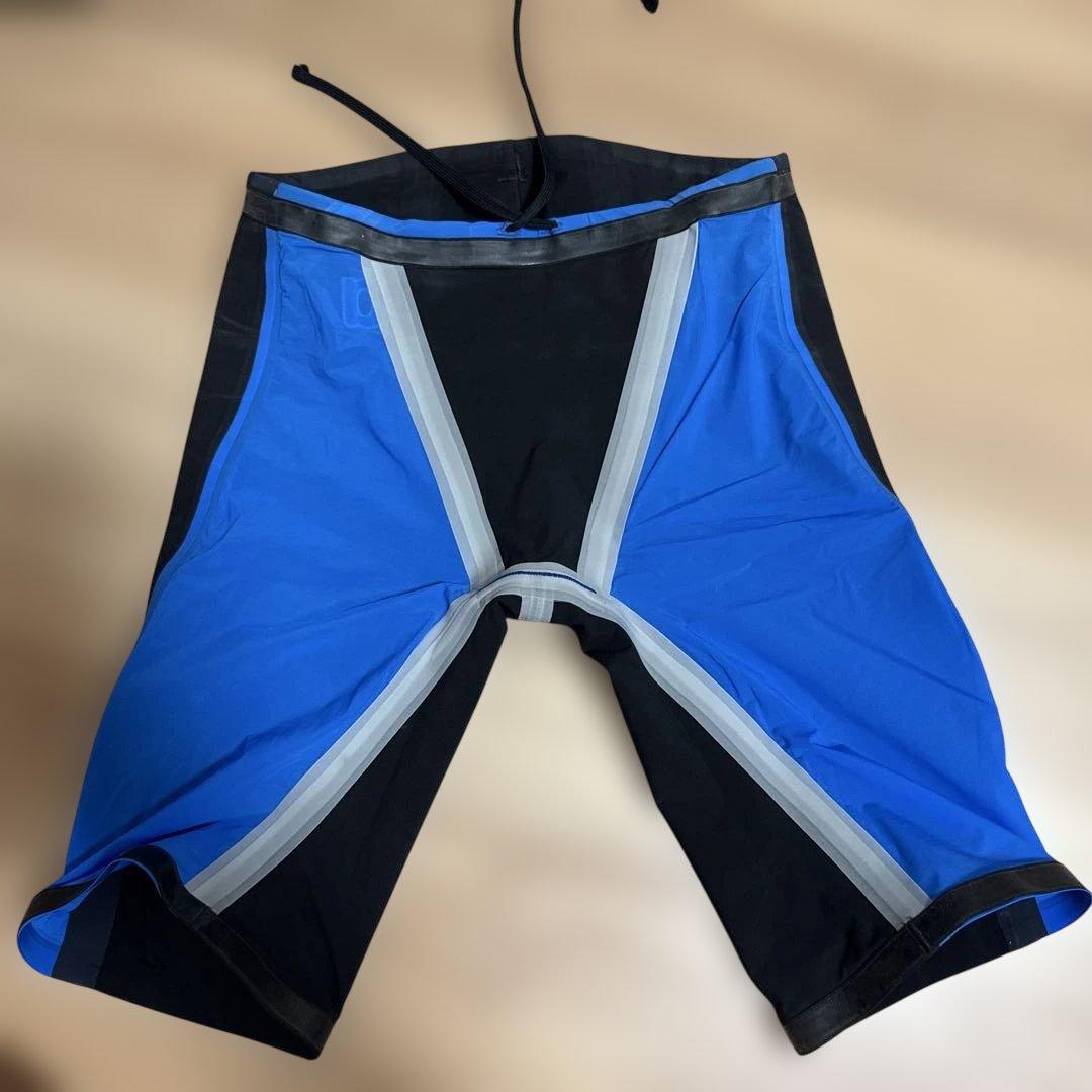 arena 競泳水着 M 青/黒 アクアフォースcp