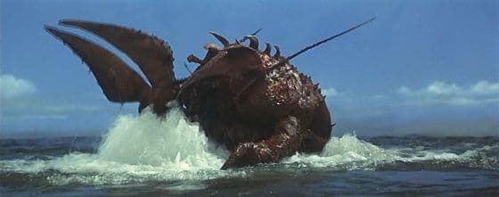 マルサン 電撃怪獣大作戦 エビ怪獣 エビラ フィギュア