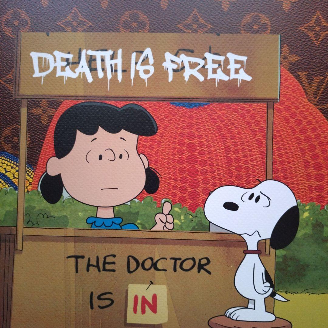 death nyc 世界限定100枚 草間彌生　スヌーピー　ピーナッツ