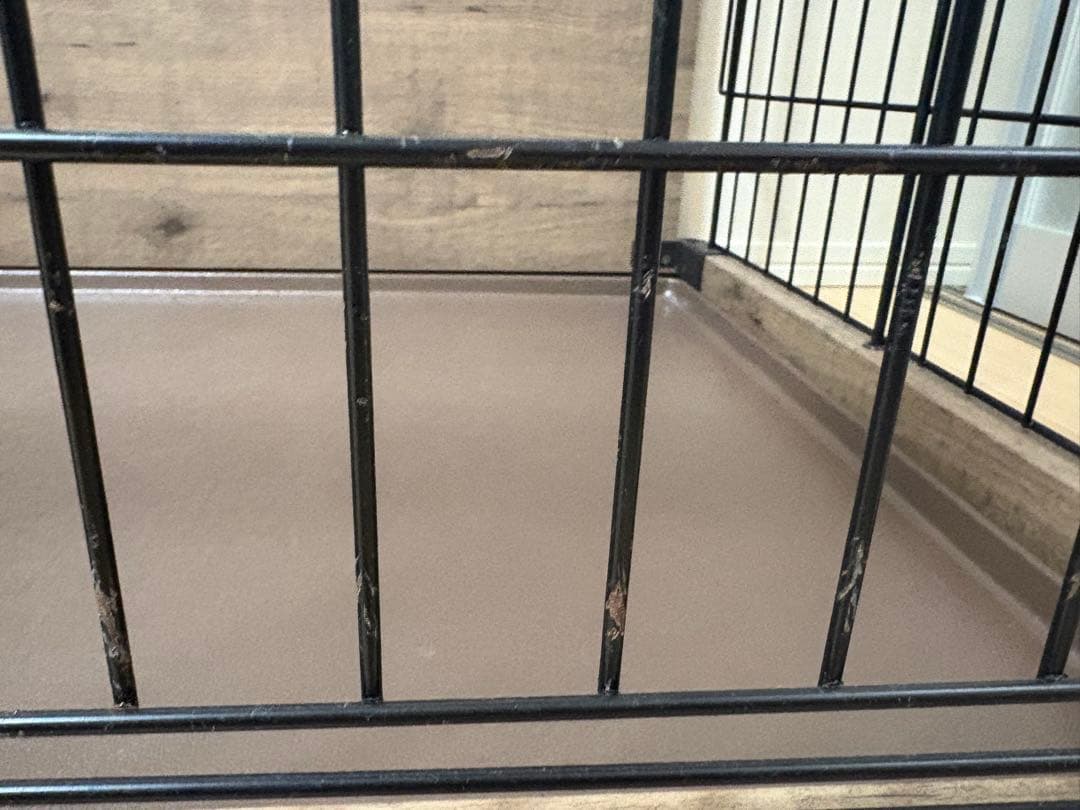 犬用ゲージ　小型犬用 ロック付き扉　DCMウッディーサークル