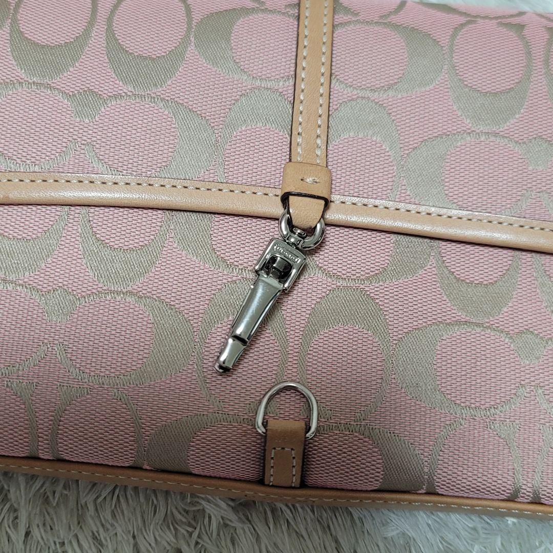 未使用✨コーチ シグネチャー クリップデミ ワンショルダー アクセサリーポーチ