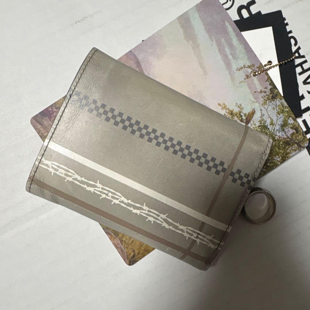 UNDERCOVER ワイヤー柄 ウォレット 三つ折り財布