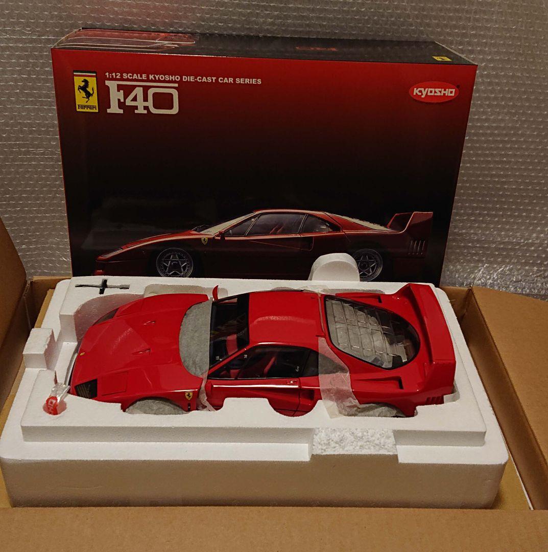 Kyosho 1/12 Ferrari F40 展示未使用品＋専用ロゴケース