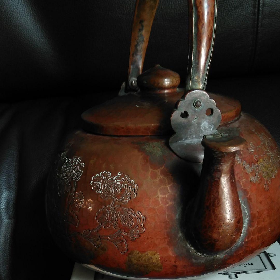 入手困難、銀座和光の手打ち銅製やかん