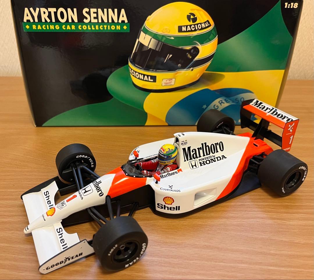 ミニチャンプス 1/18 マクラーレンMP4/6 セナ Marlboro仕様