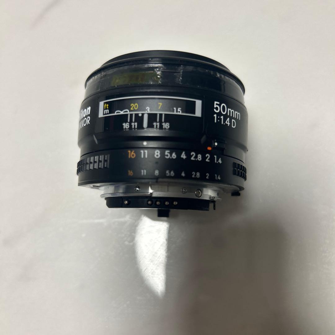 [使用回数少]AF NIKKOR 50mm f/1.4D レンズ