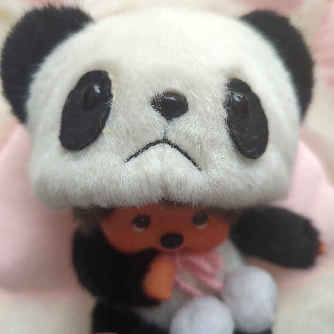 モンチッチ　パンダ　かぶりもの　ぬいぐるみ