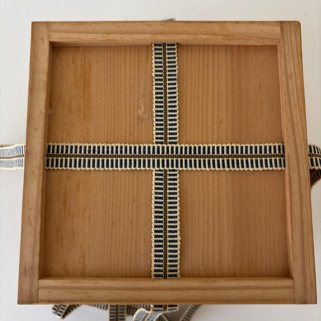 【新品未使用】抹茶茶碗　兎月窯　杉浦文泰作　瀬戸焼　御題『島』共箱　ウコン布