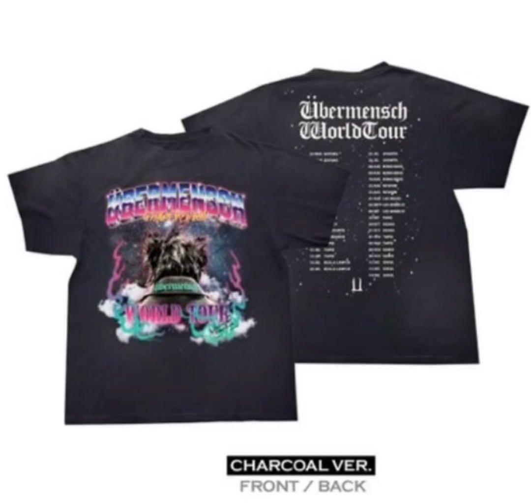 【公式】G-DRAGON Übermensch ソウルENCORE Tシャツ黒