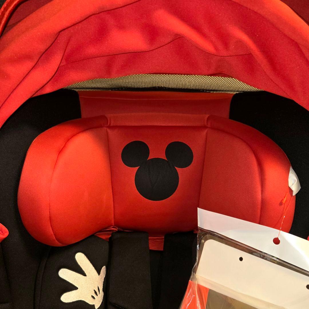 極美品 ターンシート ミッキーマウス チャイルドシート ISOFIX 西松屋限定