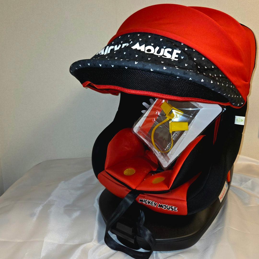極美品 ターンシート ミッキーマウス チャイルドシート ISOFIX 西松屋限定