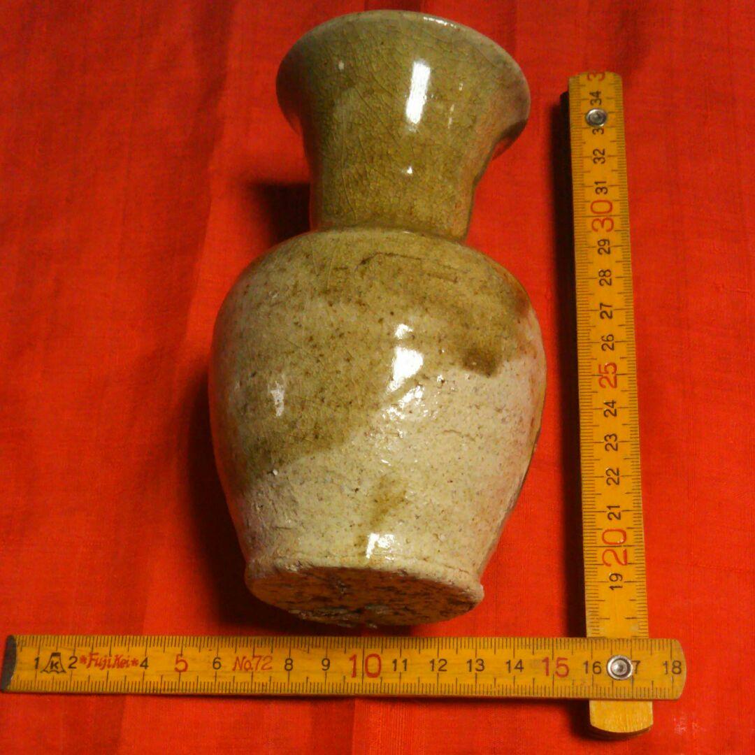 灰釉花活(平安～鎌倉)