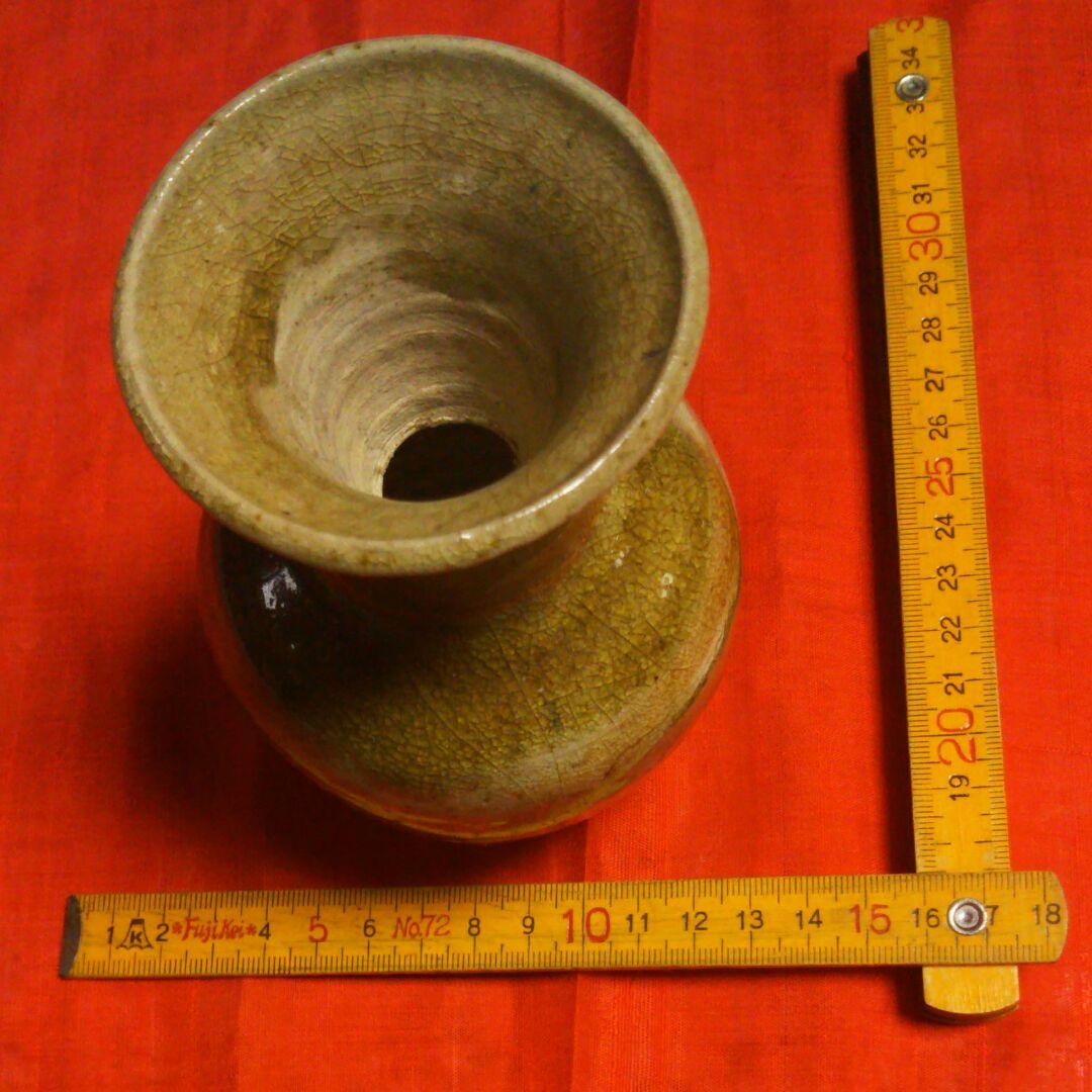 灰釉花活(平安～鎌倉)