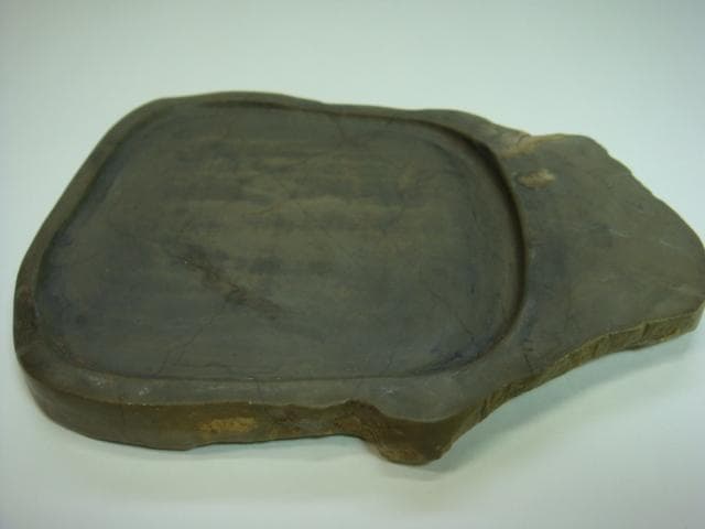 硯■古い極上硯石 書道道具 天然石 無紋 古玩 唐物 中国 時代物 骨董品■