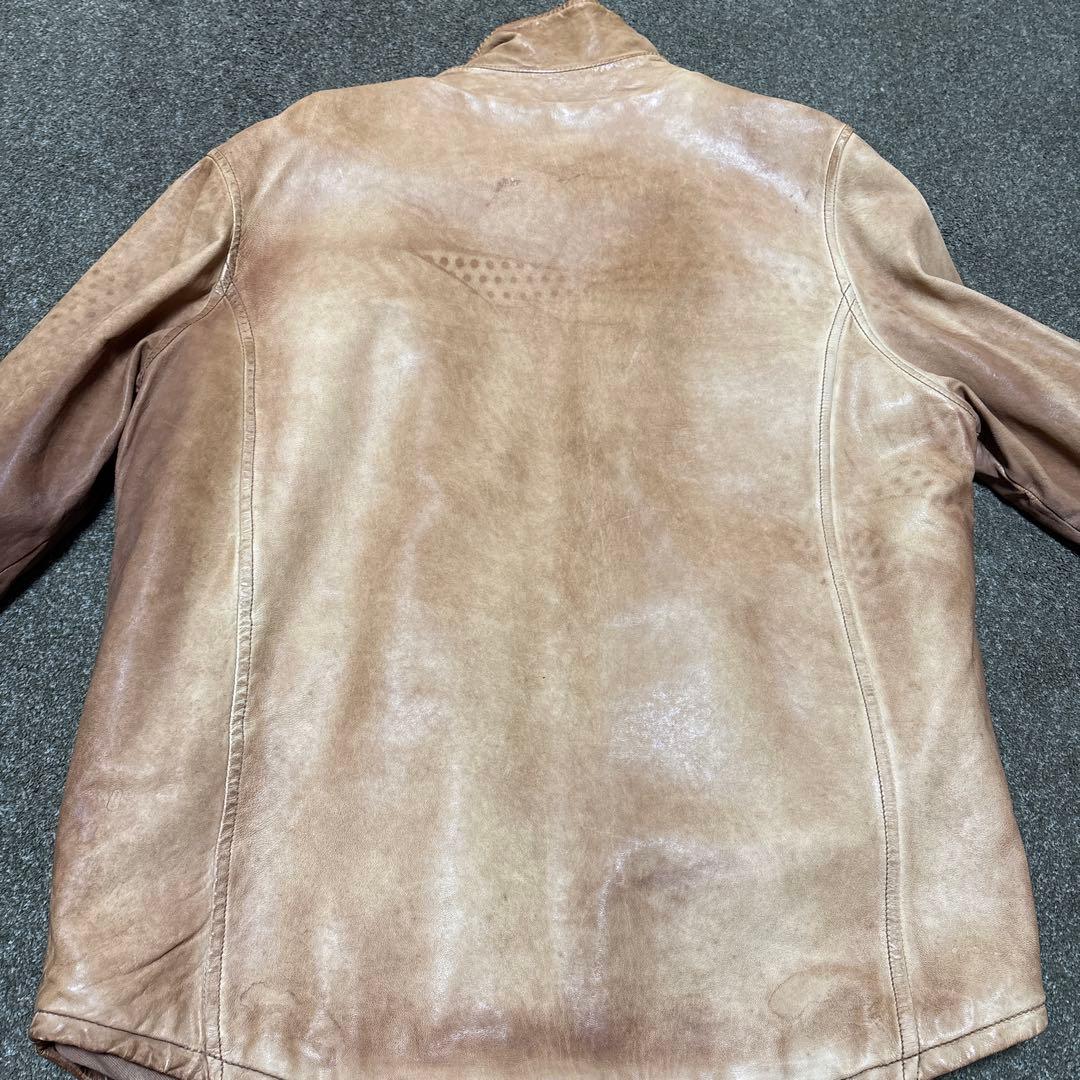 希少品GIORGIO BRATO ジョルジオブラット レザージャケット 50