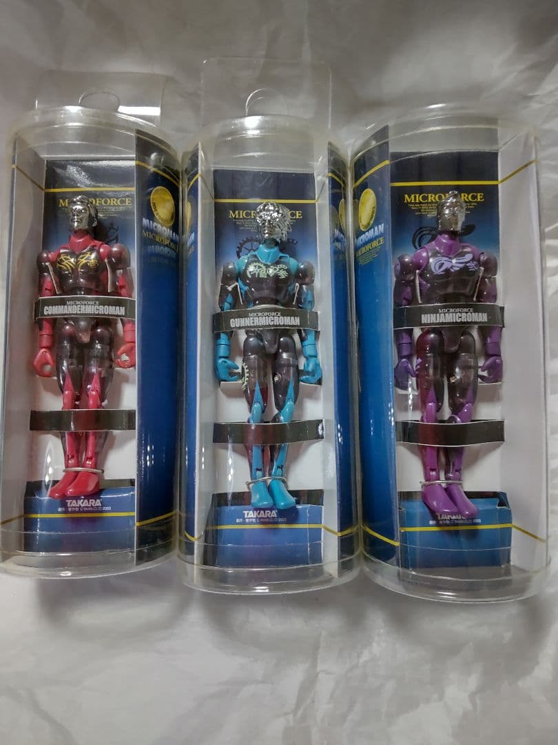 未開封 ミクロマン フォース コマンダー ニンジャ ガンナー 3体セット