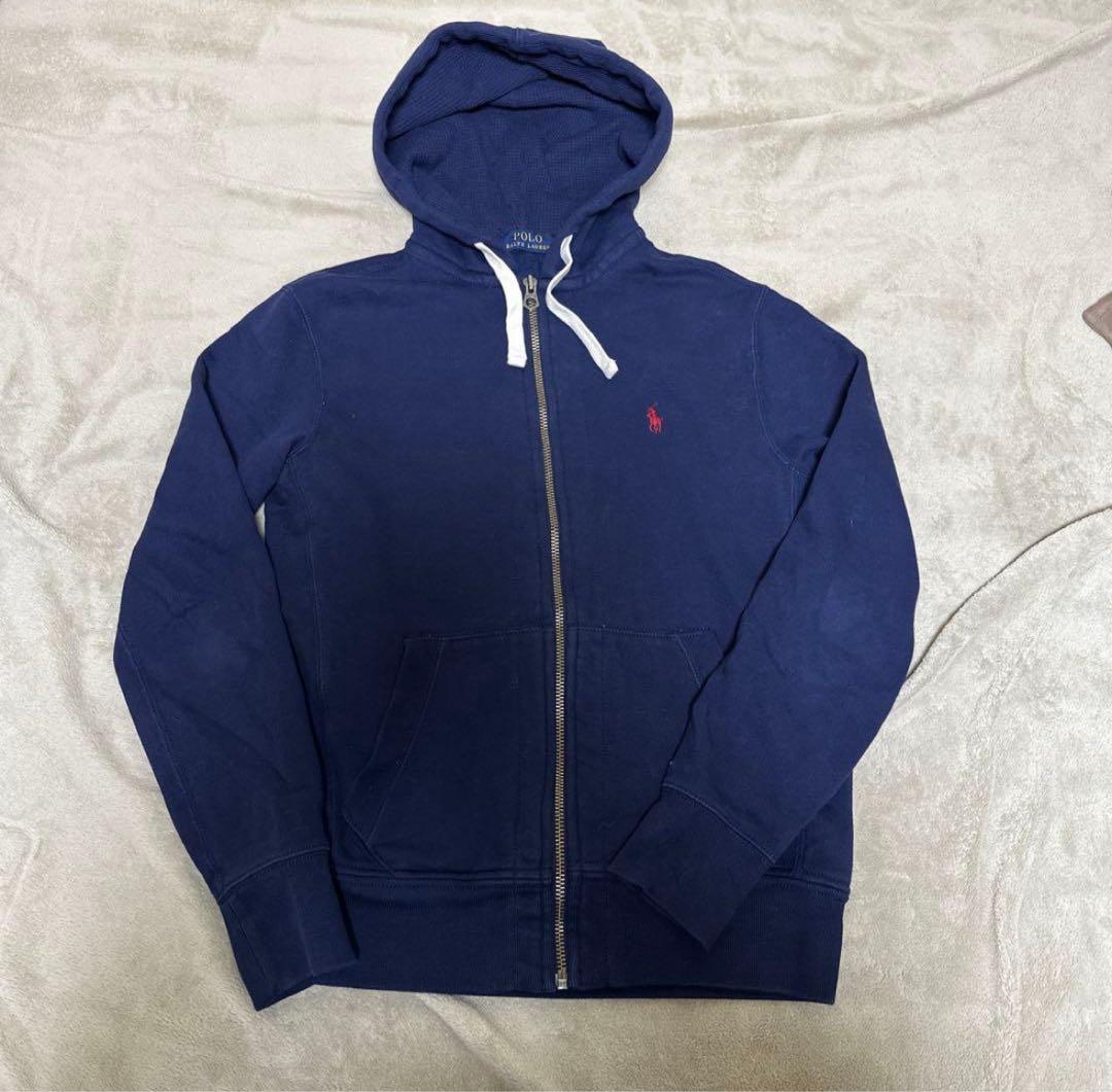 Polo Ralph Lauren ネイビー フルジップパーカー S