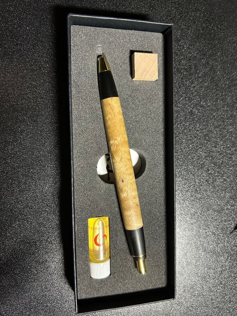 野原工芸　楓　スタンダードボールペン　玉クリップ　ゴールド