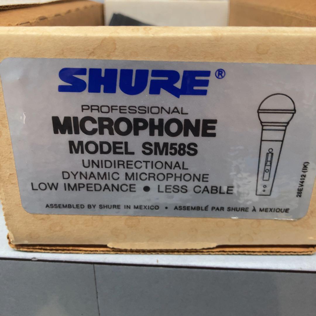 配信機器・PA機器・レコーディング機器 SHURE SM58s