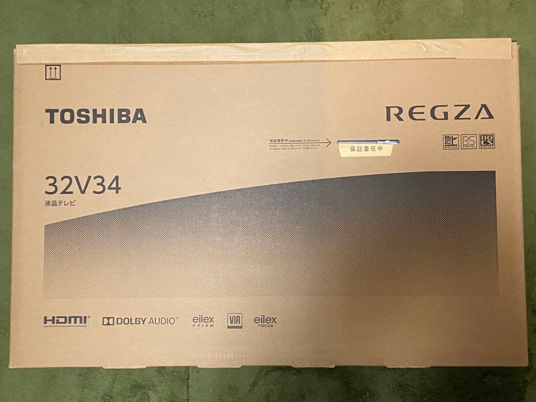 TOSHIBA 液晶テレビ REGZA 32型 32V34 2023年製