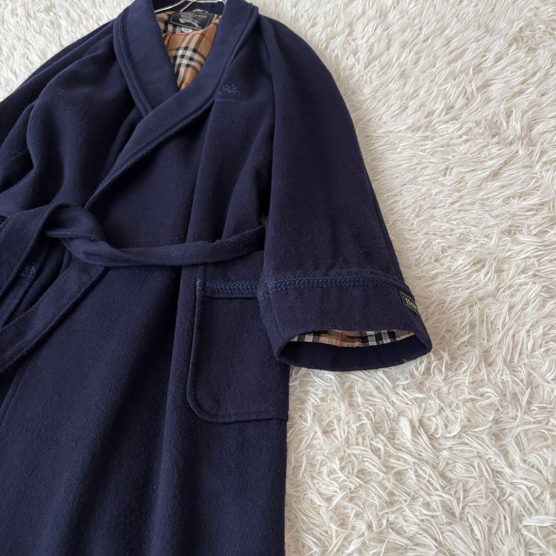 美品✨バーバリーズ ヴィンテージ カシミヤ混 ウール ロング ガウンコート L