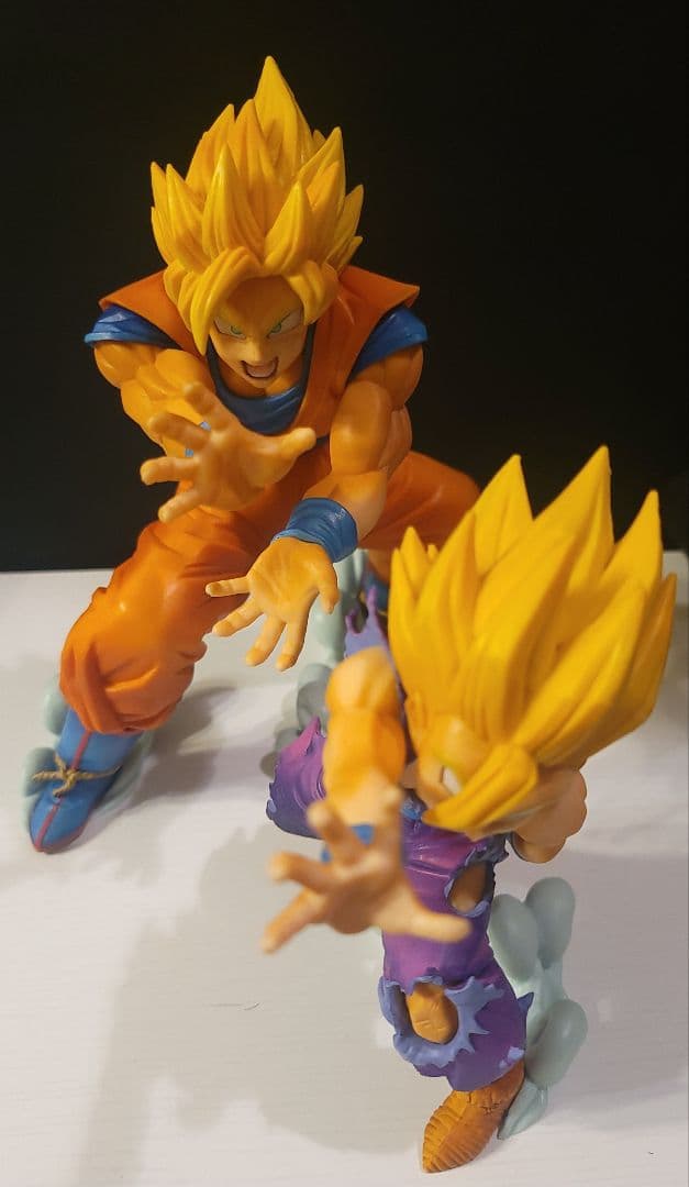 ドラゴンボール　一番くじ　A賞　孫悟空&孫悟飯　親子かめはめ波