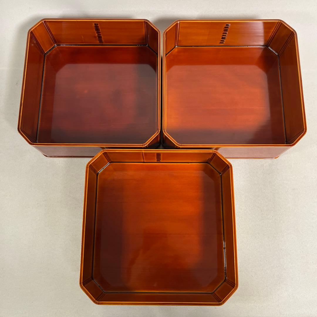 飛騨春慶　大徳寺弁当　縁高重　五客