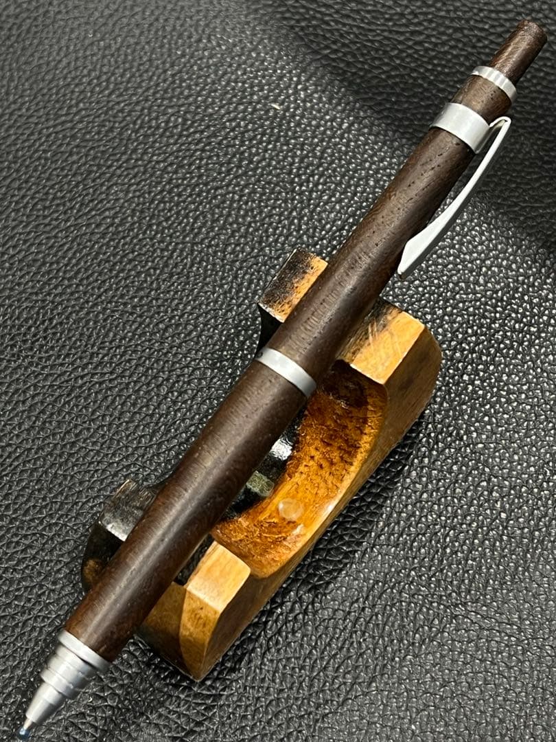 まさみつ　S20ボールペン 神代欅+ノックボタン