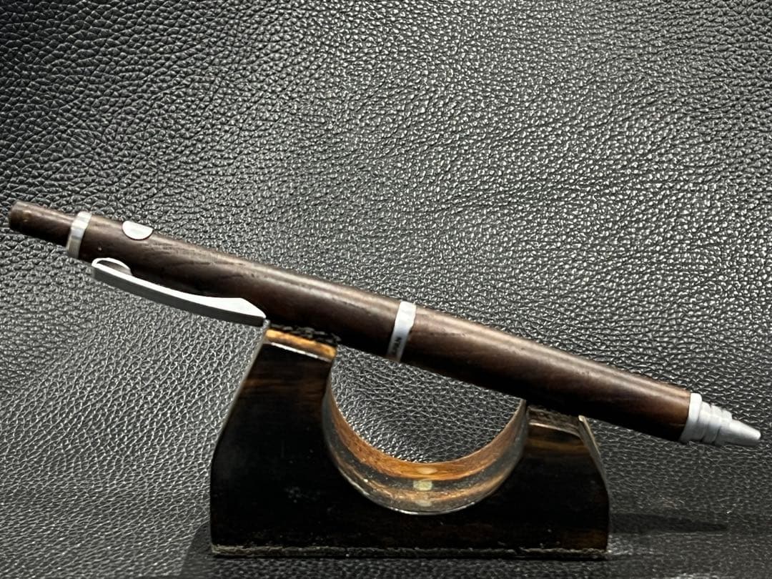 まさみつ　S20ボールペン 神代欅+ノックボタン