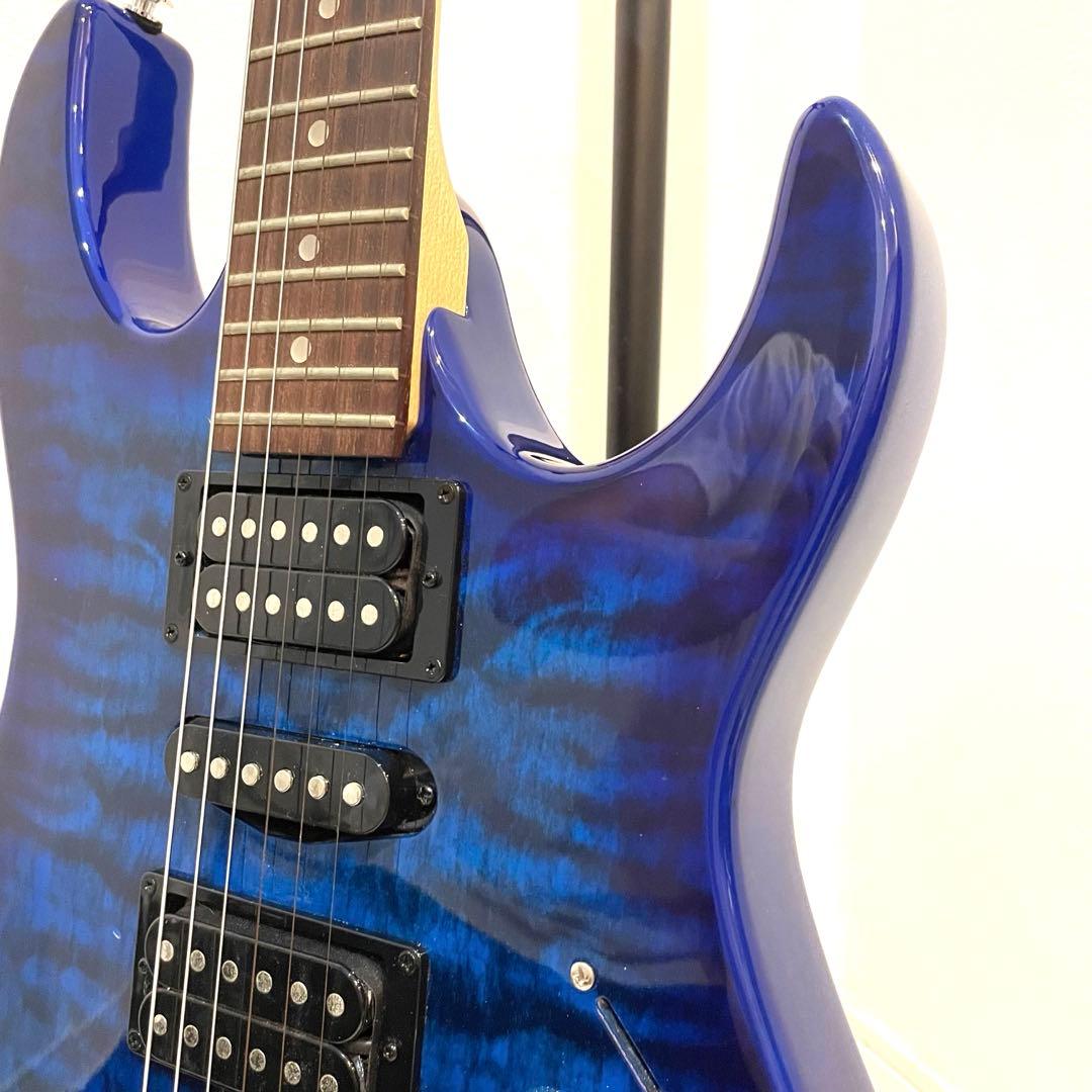GIO Ibanez エレキギター ブルー メイプル 6弦