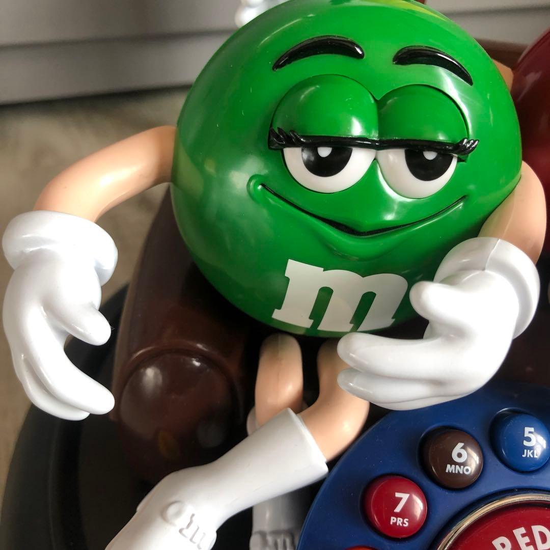 新品箱付きデッドストックアメリカUSA限定ビンテージM&Msフィギュア電話機