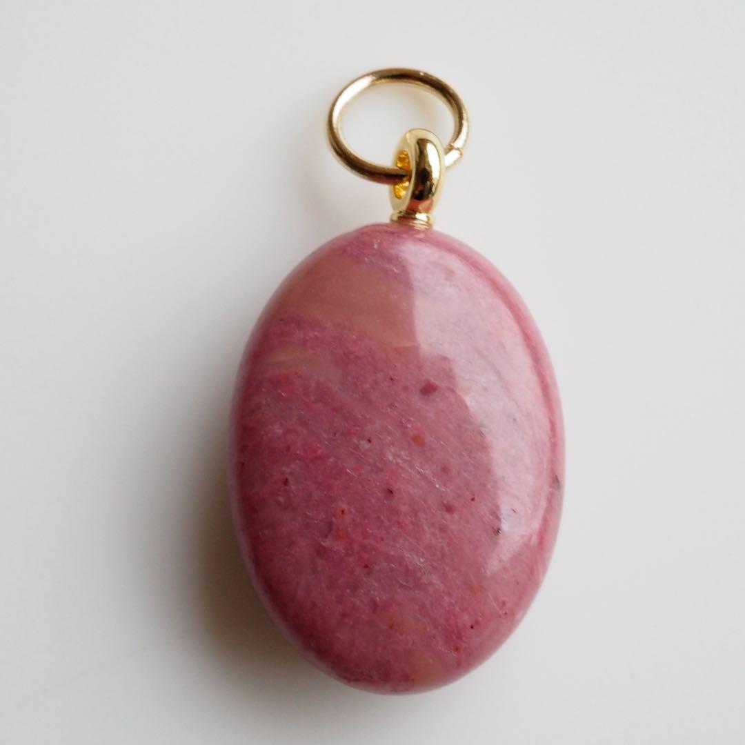 【Noel】天然シリシャスシスト×ジルコニアの大粒ネックレストップ