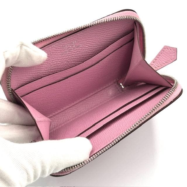 極美品 エルメス アザップミニ ヴォーエプソン ケース シルバー金具