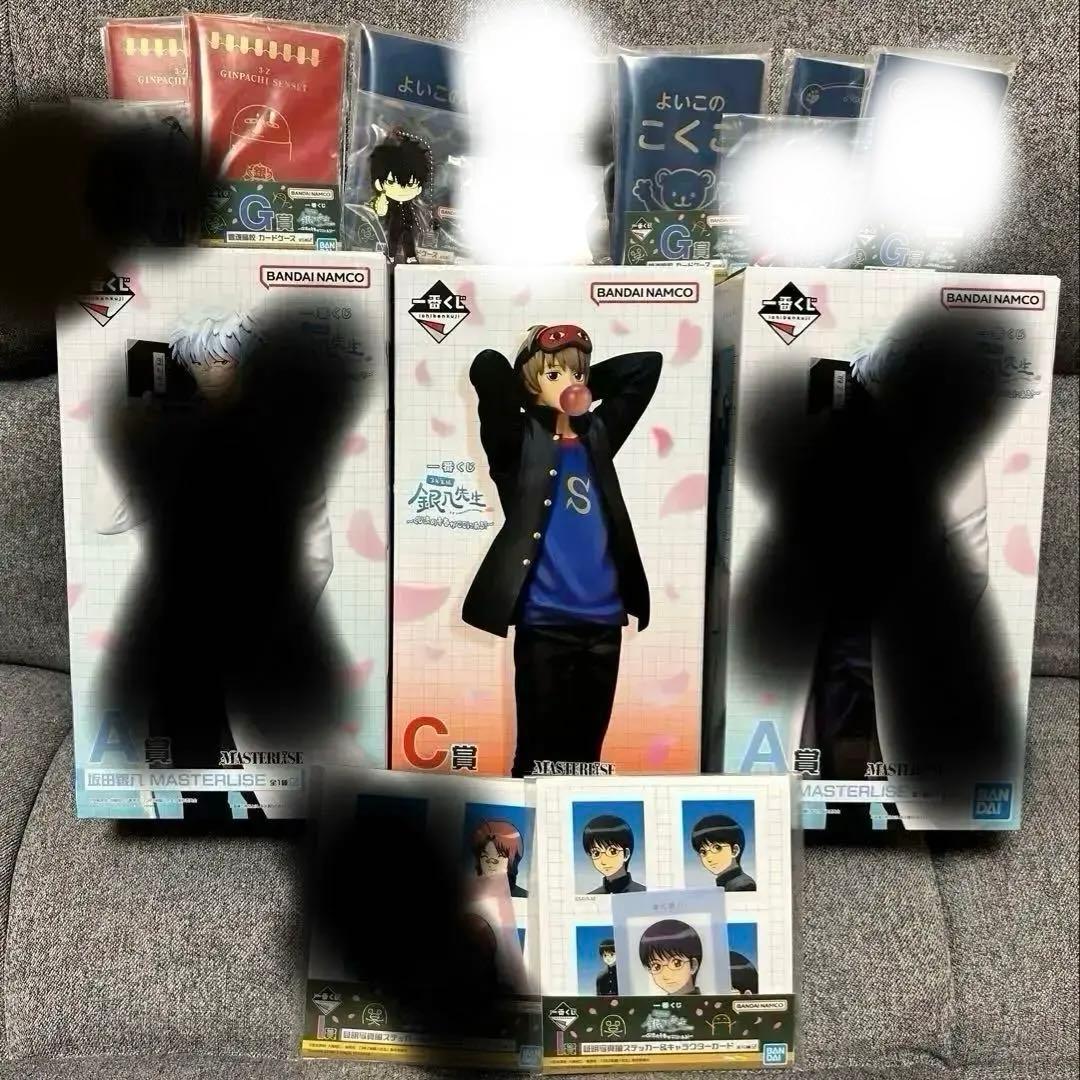 一番くじ:銀八先生MASTERLINE フィギュア2種 3体セットまとめ売り